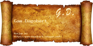 Gam Dagobert névjegykártya